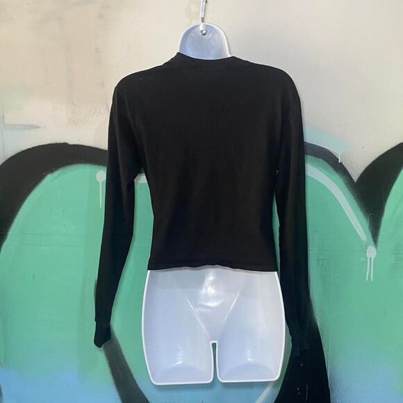 Black frida kahlo crewneck top - Picture 2 of 3